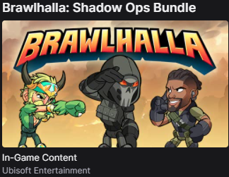 Brawlhalla: Shadow Ops Bundle